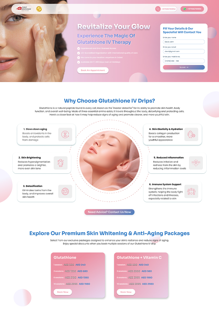 High Converting Landing Page Created by Logicloop for Autohangar Advantage